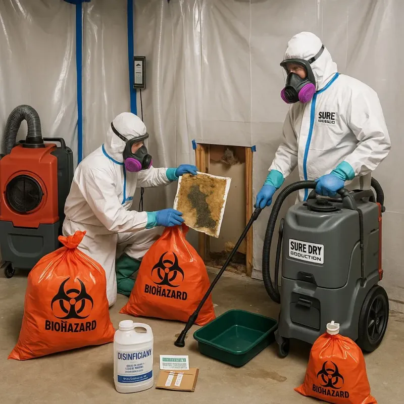 Contaminated Water Handling Protocols process in Dana, NC